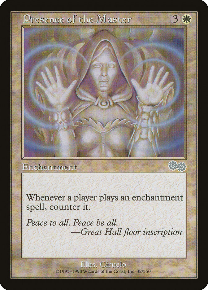 Presence of the Master [Urza's Saga] | Anubis Games and Hobby