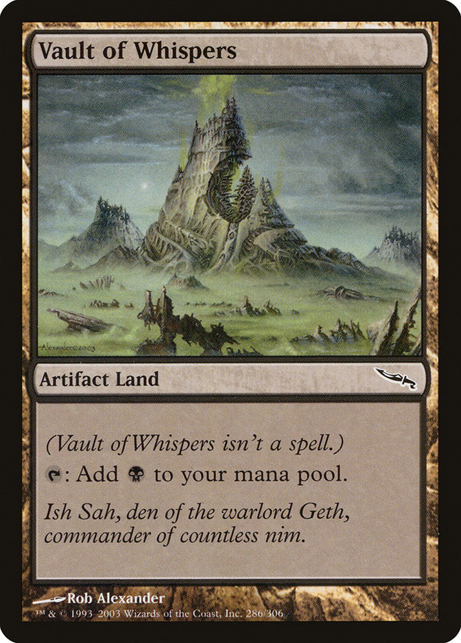 Vault of Whispers [Mirrodin] | Anubis Games and Hobby