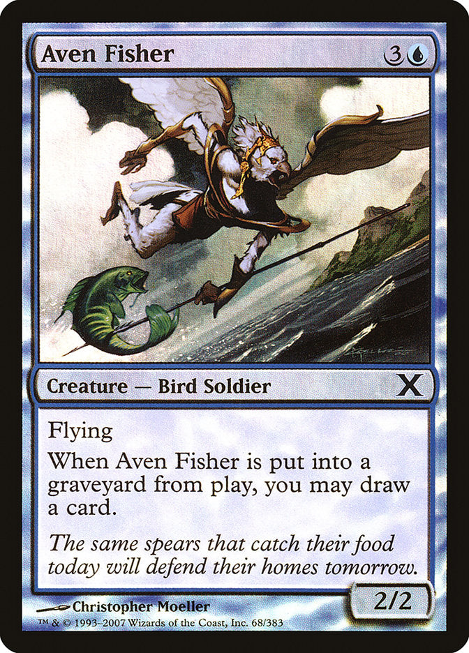 Aven Fisher (Premium Foil) [Tenth Edition] | Anubis Games and Hobby