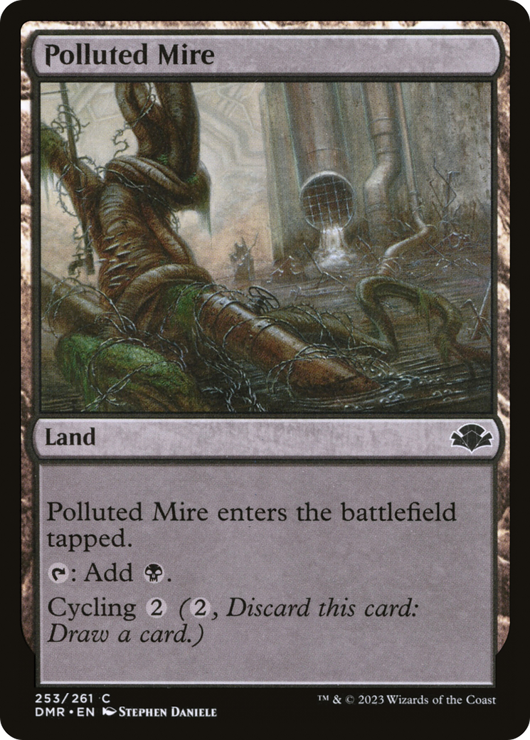 Polluted Mire [Dominaria Remastered] | Anubis Games and Hobby