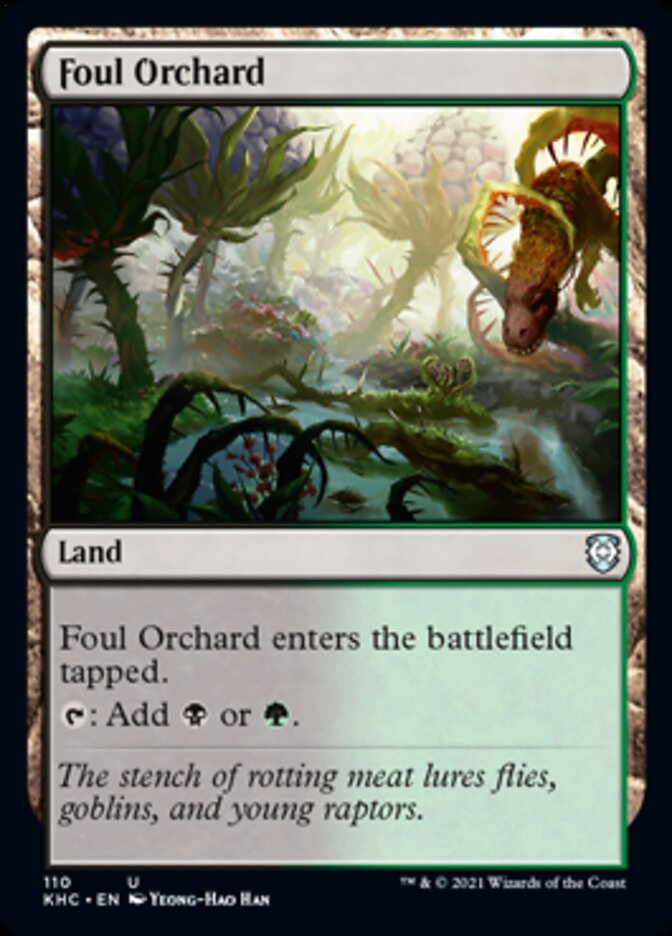 Foul Orchard [Kaldheim Commander] | Anubis Games and Hobby