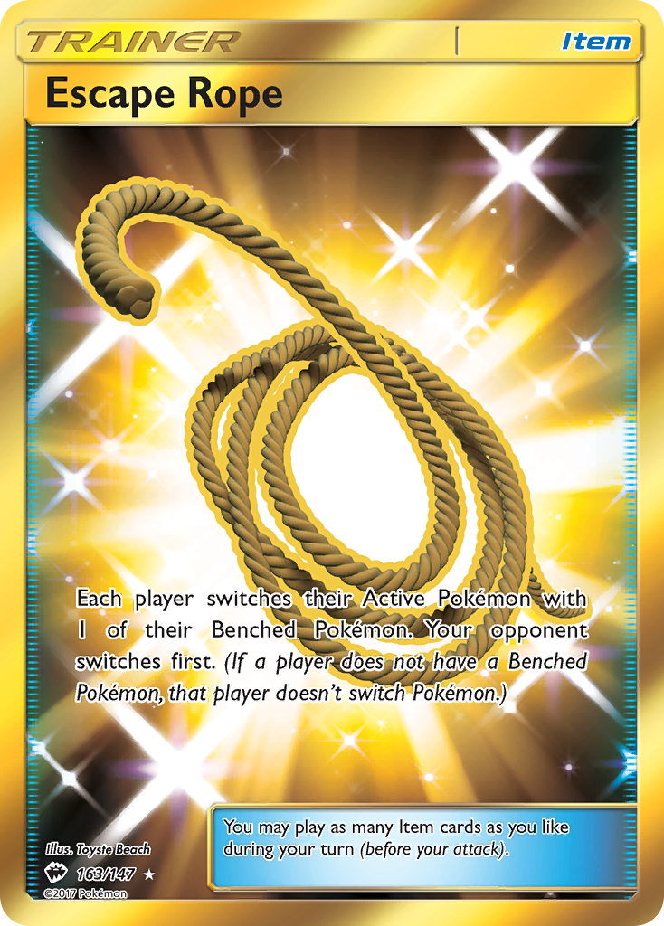 Escape Rope (163/147) [Sun & Moon: Burning Shadows] | Anubis Games and Hobby