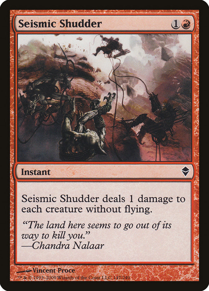 Seismic Shudder [Zendikar] | Anubis Games and Hobby