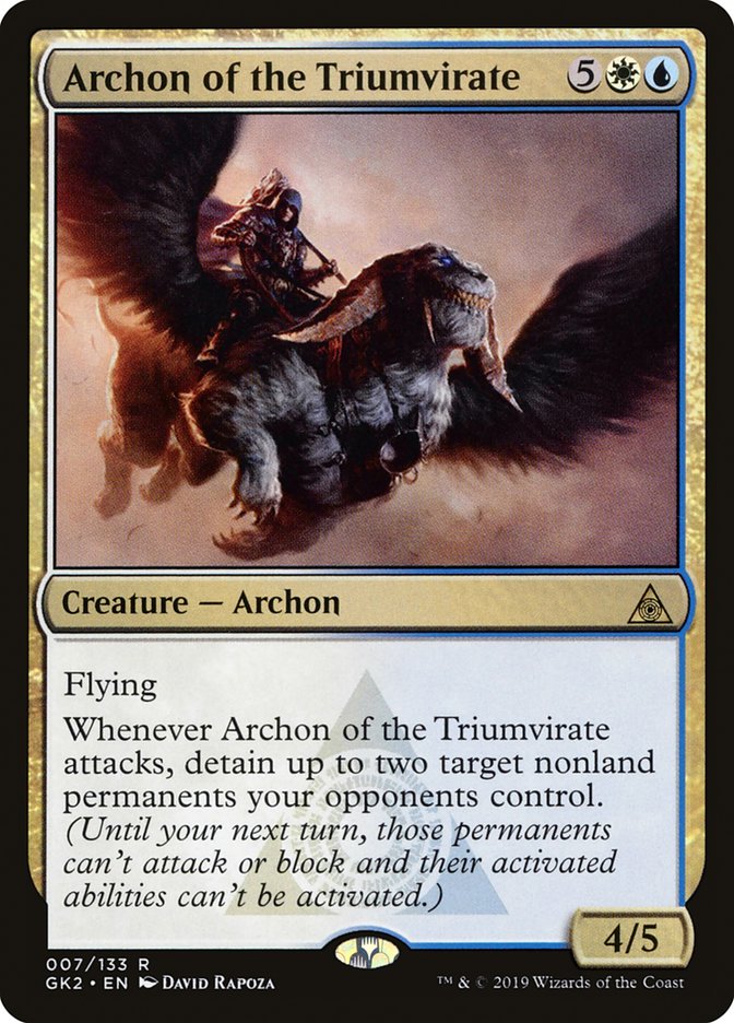 Archon of the Triumvirate [Ravnica Allegiance Guild Kit] | Anubis Games and Hobby