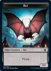 Blood // Bat Double-Sided Token [Innistrad: Crimson Vow Commander Tokens] | Anubis Games and Hobby