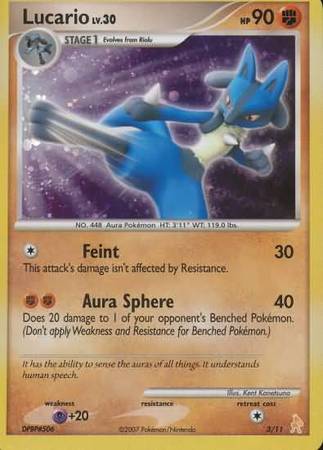 Lucario (3/11) [Diamond & Pearl: Trainer Kit - Lucario] | Anubis Games and Hobby