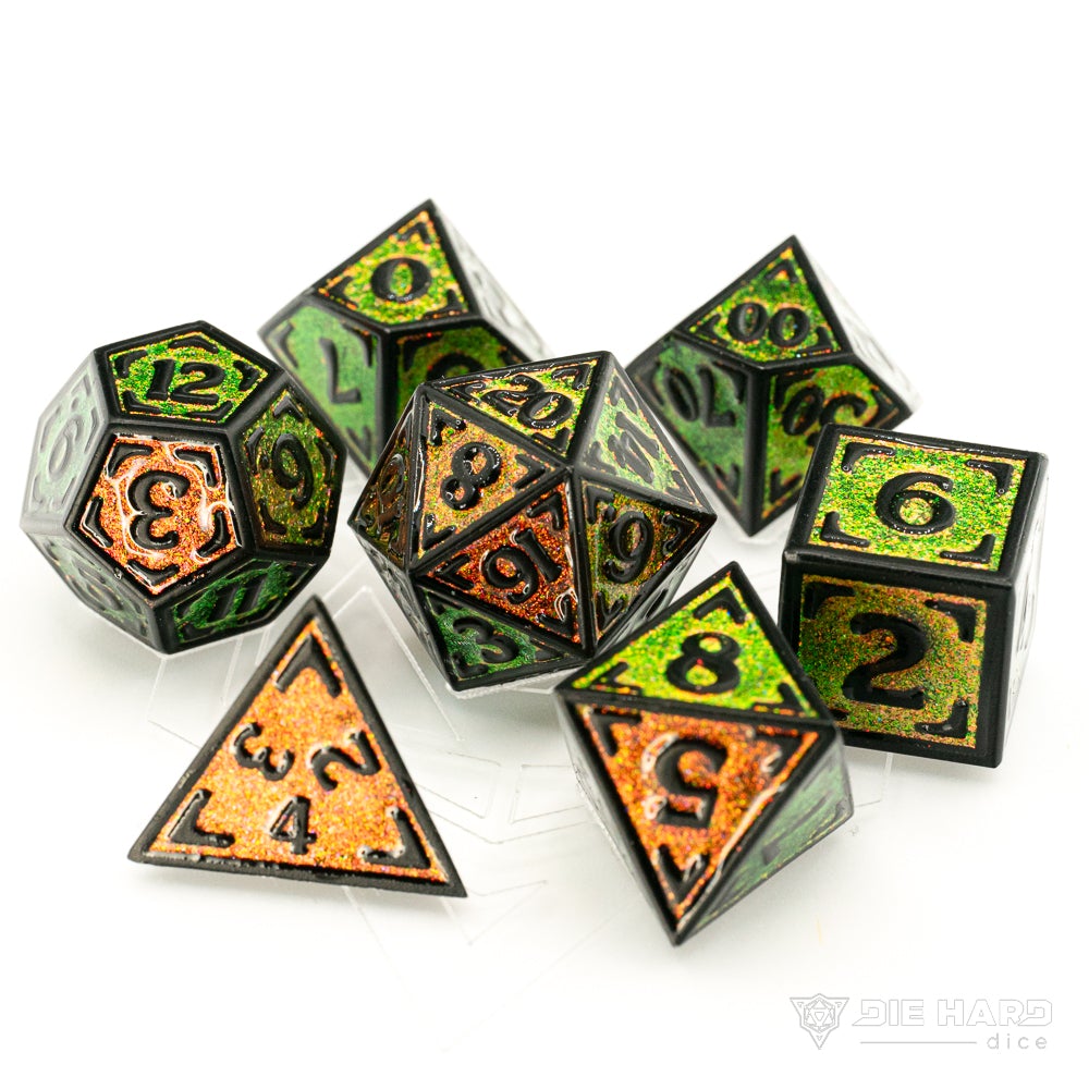 Hallows Eve Reticle Dark Hunter RPG Dice | Anubis Games and Hobby