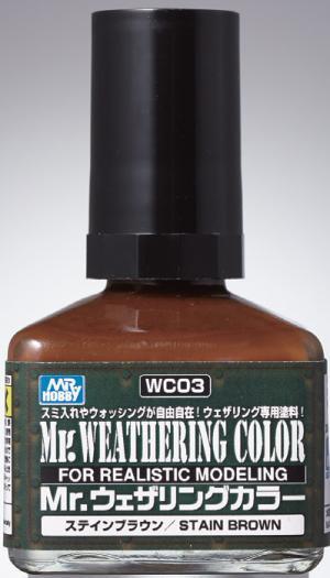 Mr. Weathering Stain Brown | Anubis Games and Hobby