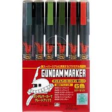 Gundam Marker Zeon 6 set | Anubis Games and Hobby