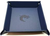 Square Dice Tray - Blue/Black | Anubis Games and Hobby