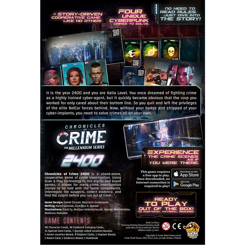 Chronicles of Crime: The Millennium Series 2400 | Anubis Games and Hobby