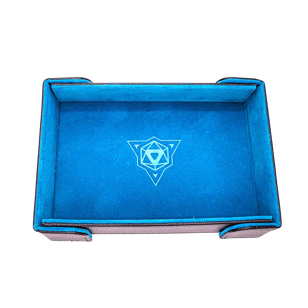 Magnetic Rectangle Tray Light Blue Velvet | Anubis Games and Hobby