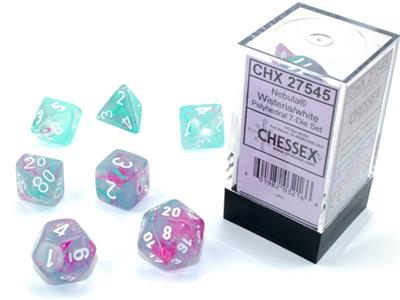 Nebula Wisteria/White 7 Set | Anubis Games and Hobby