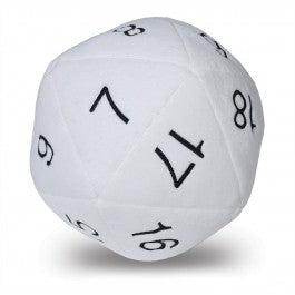 Plush D20 - White | Anubis Games and Hobby