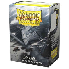 DS Dual Matte Sleeves 100ct - Snow | Anubis Games and Hobby