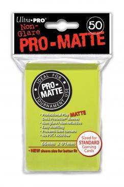 Ultra Pro Deck Protector Small Pro-Matte - Lime 60 Count | Anubis Games and Hobby