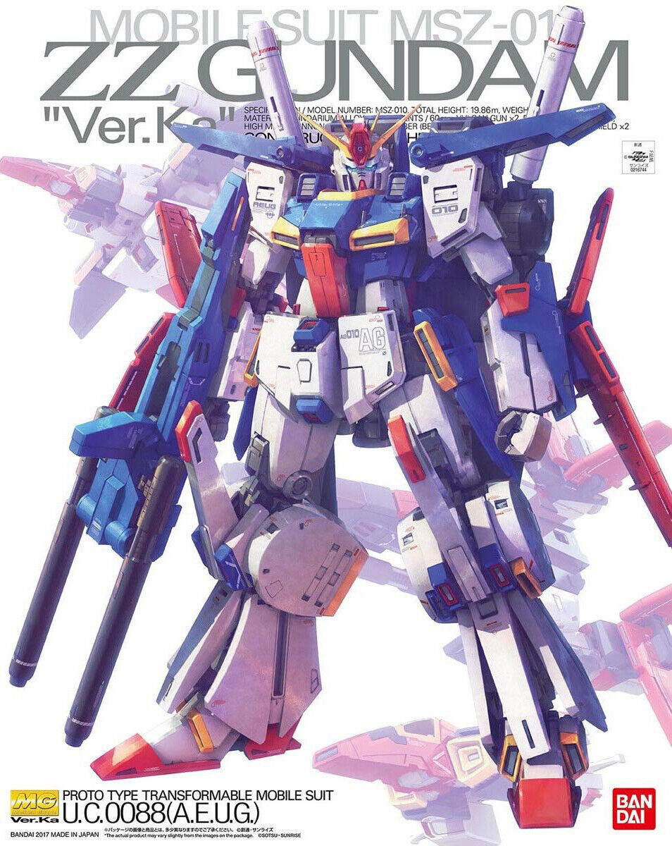 MSZ-010 ZZ Gundam (Ver. Ka) MG | Anubis Games and Hobby