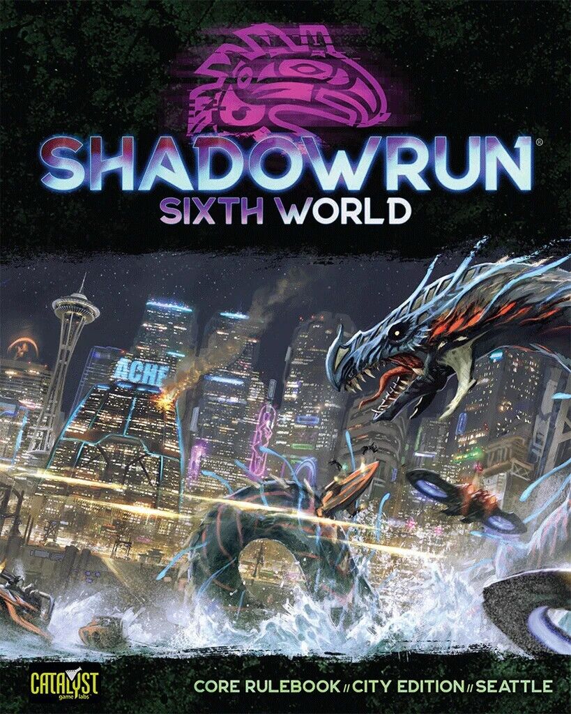 Shadowrun: Sixth World Core Rulebook - Seattle Edition | Anubis Games and Hobby