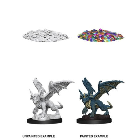 D&D Nolzur's Marvelous Miniatures - Blue Dragon Wyrmling | Anubis Games and Hobby