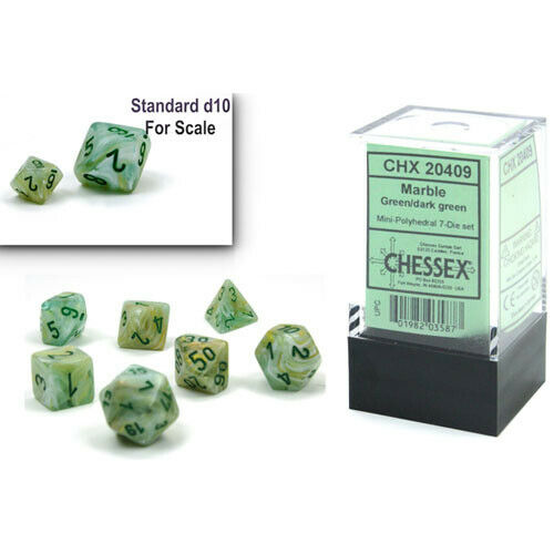 Mini Marble Green/Dark Green RPG | Anubis Games and Hobby