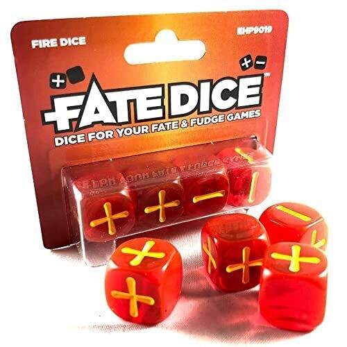 Fate Core RPG: Fate Dice Fire | Anubis Games and Hobby