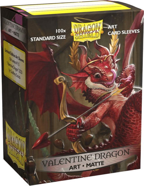 DS Art Sleeves 100ct -  Valentine Dragon 2020 | Anubis Games and Hobby