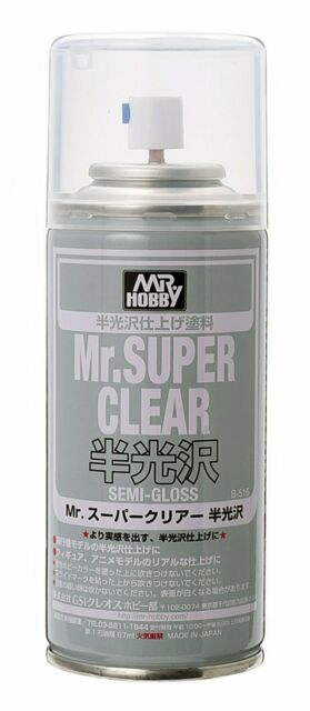 Mr. Super Clear Semi Gloss Spray | Anubis Games and Hobby