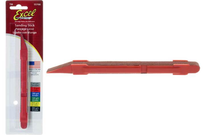 Sanding Stick 120 Grit (Red) | Anubis Games and Hobby