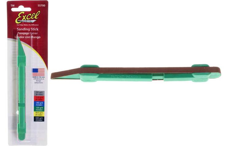 Sanding Stick 320 Grit (Green) | Anubis Games and Hobby