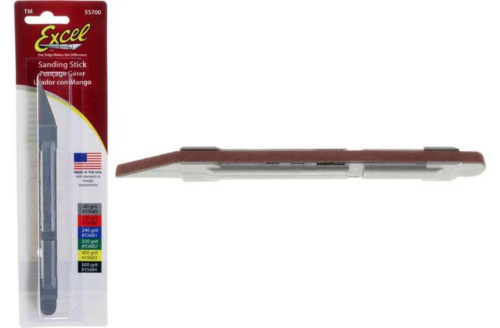 Sanding Stick 80 Grit (Gray) | Anubis Games and Hobby