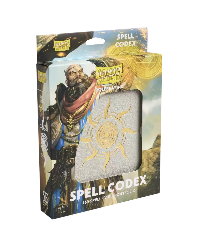 Dragon Shield Roleplaying Spell Codex - Ashen White | Anubis Games and Hobby