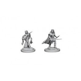 Miniatures: Human Female Bard - Unpainted | Anubis Games and Hobby